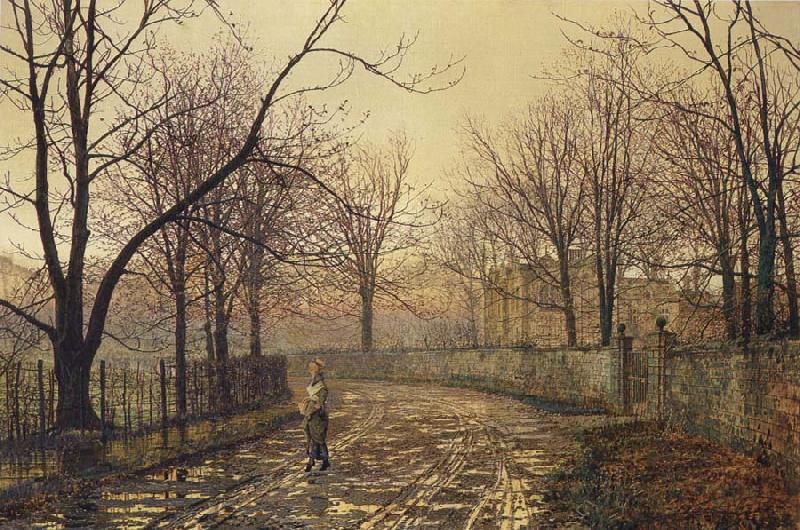 Atkinson Grimshaw Sixty Years Ago oil painting image